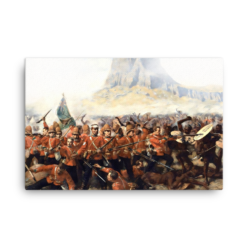 Battle of Isandlwana - Charles Fripp Victorian Painting | Premium Canvas