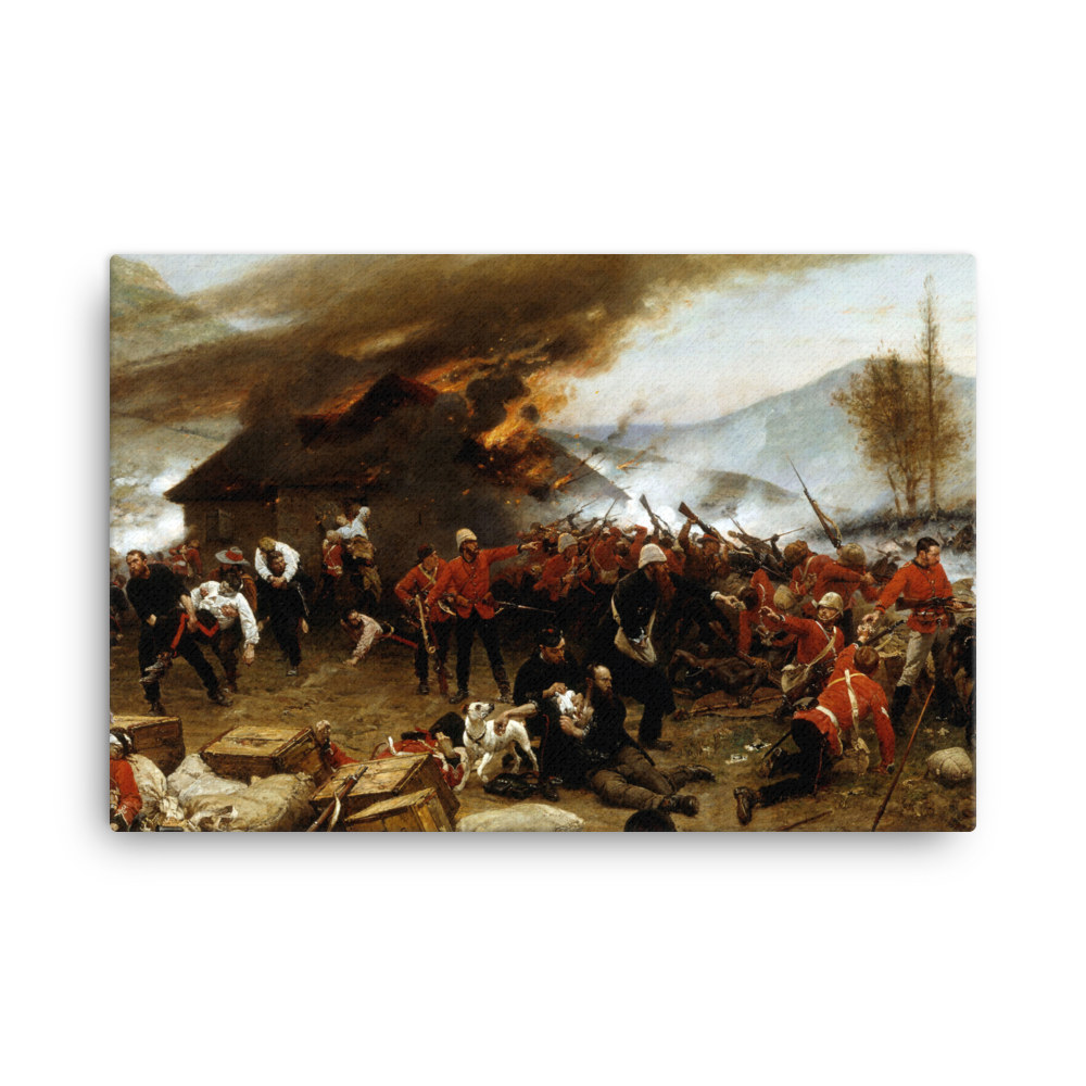 Rorke's Drift | Alphonse de Neuville (Premium Canvas)