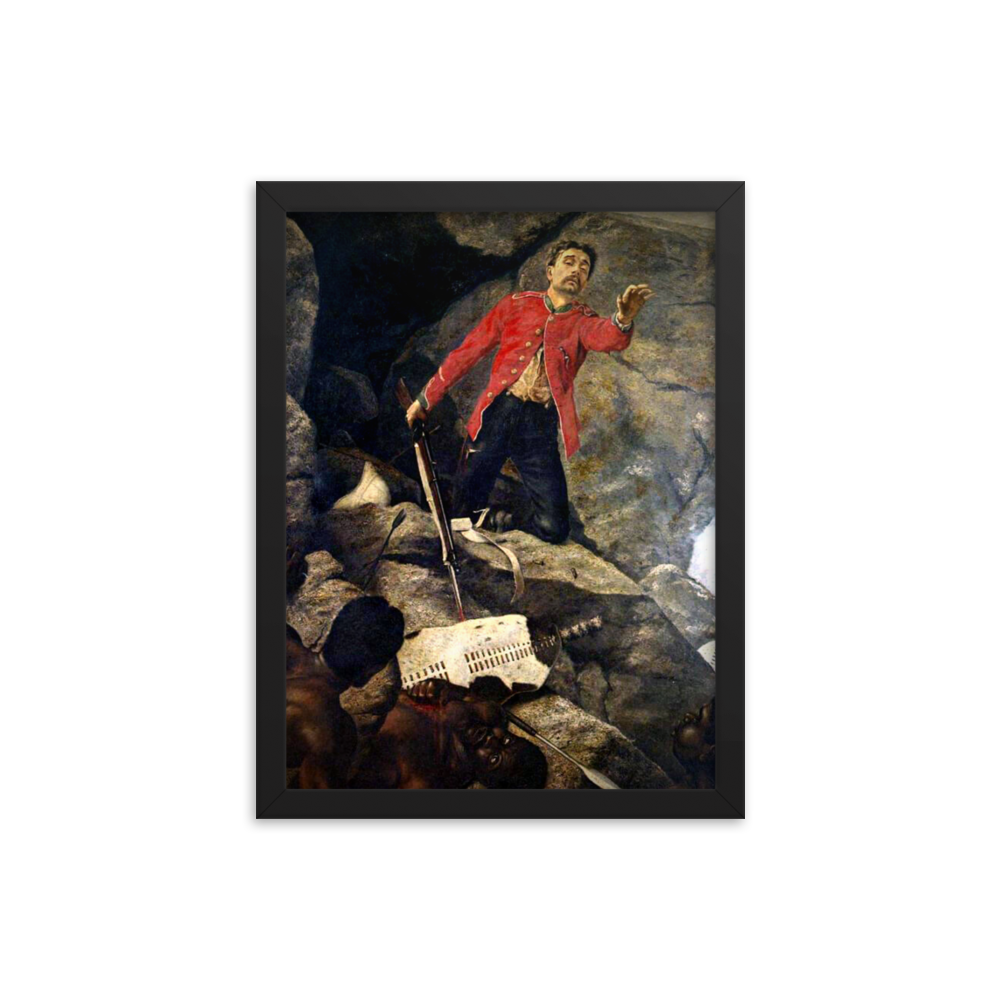 Last Isandlwana Survivor Painting (Framed)