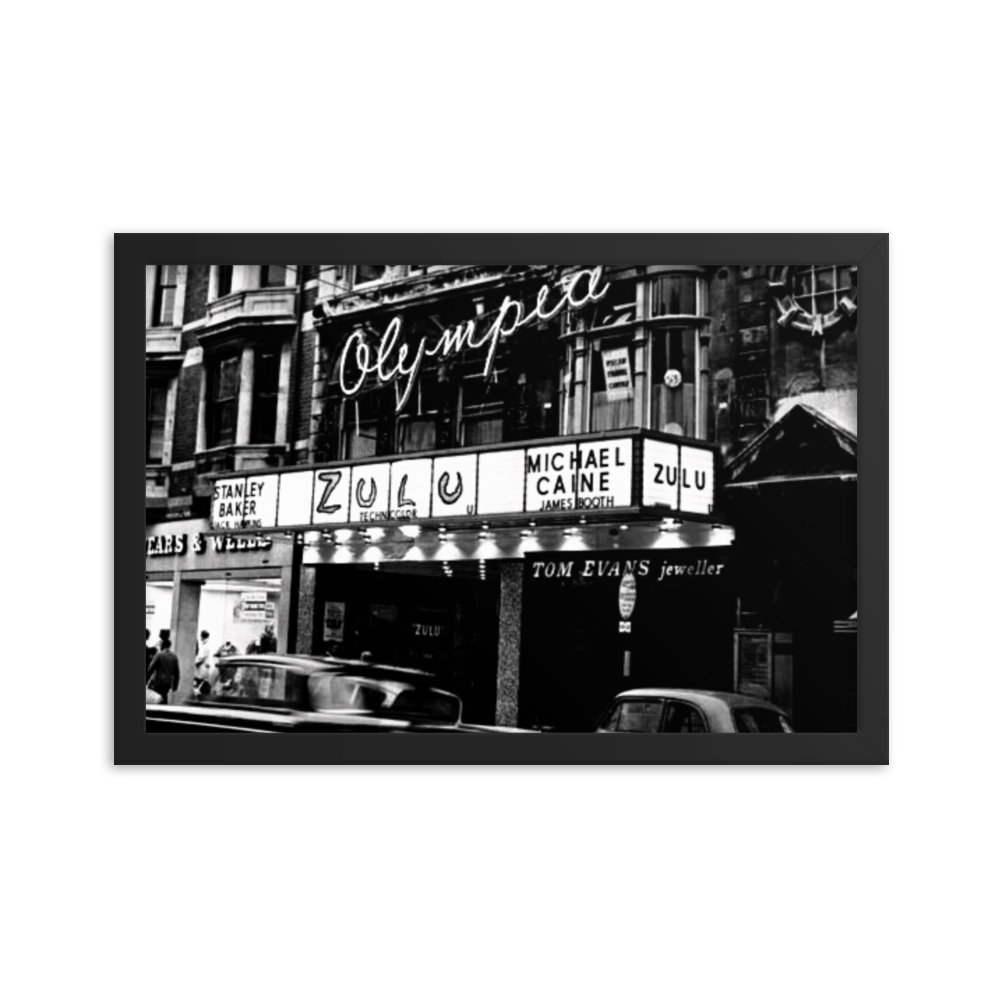 ZULU 1964 Premier at Olympia Theatre, Cardiff (Framed)
