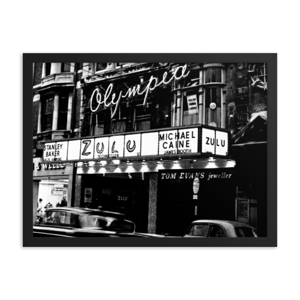 ZULU 1964 Premier at Olympia Theatre, Cardiff (Framed)