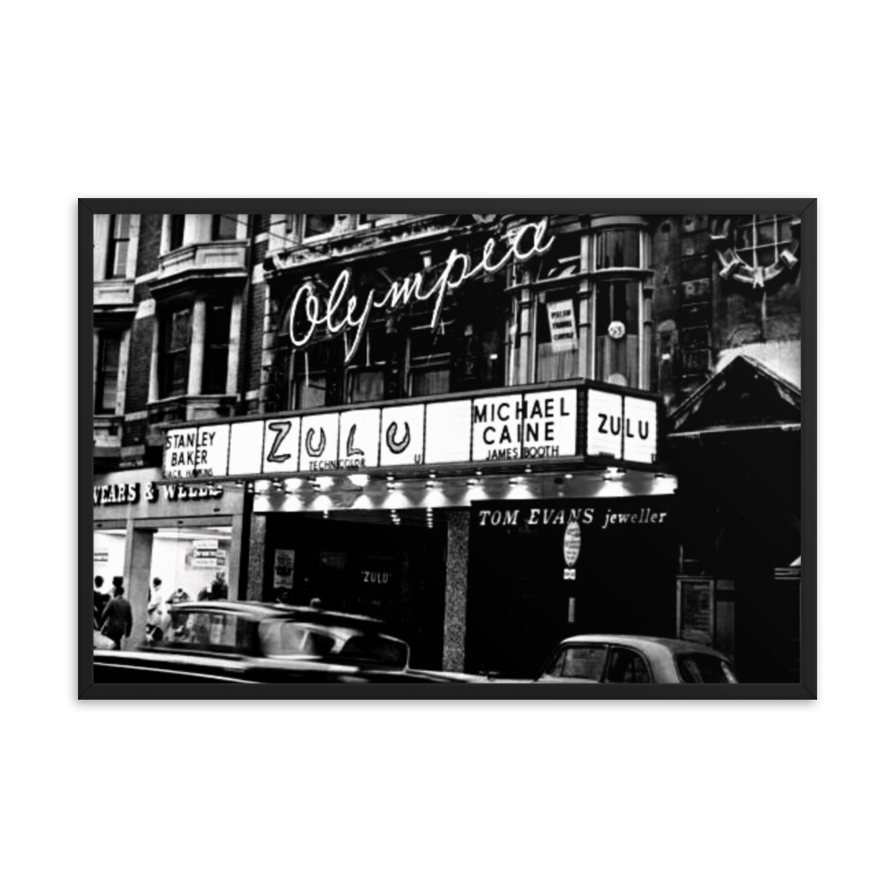 ZULU 1964 Premier at Olympia Theatre, Cardiff (Framed)