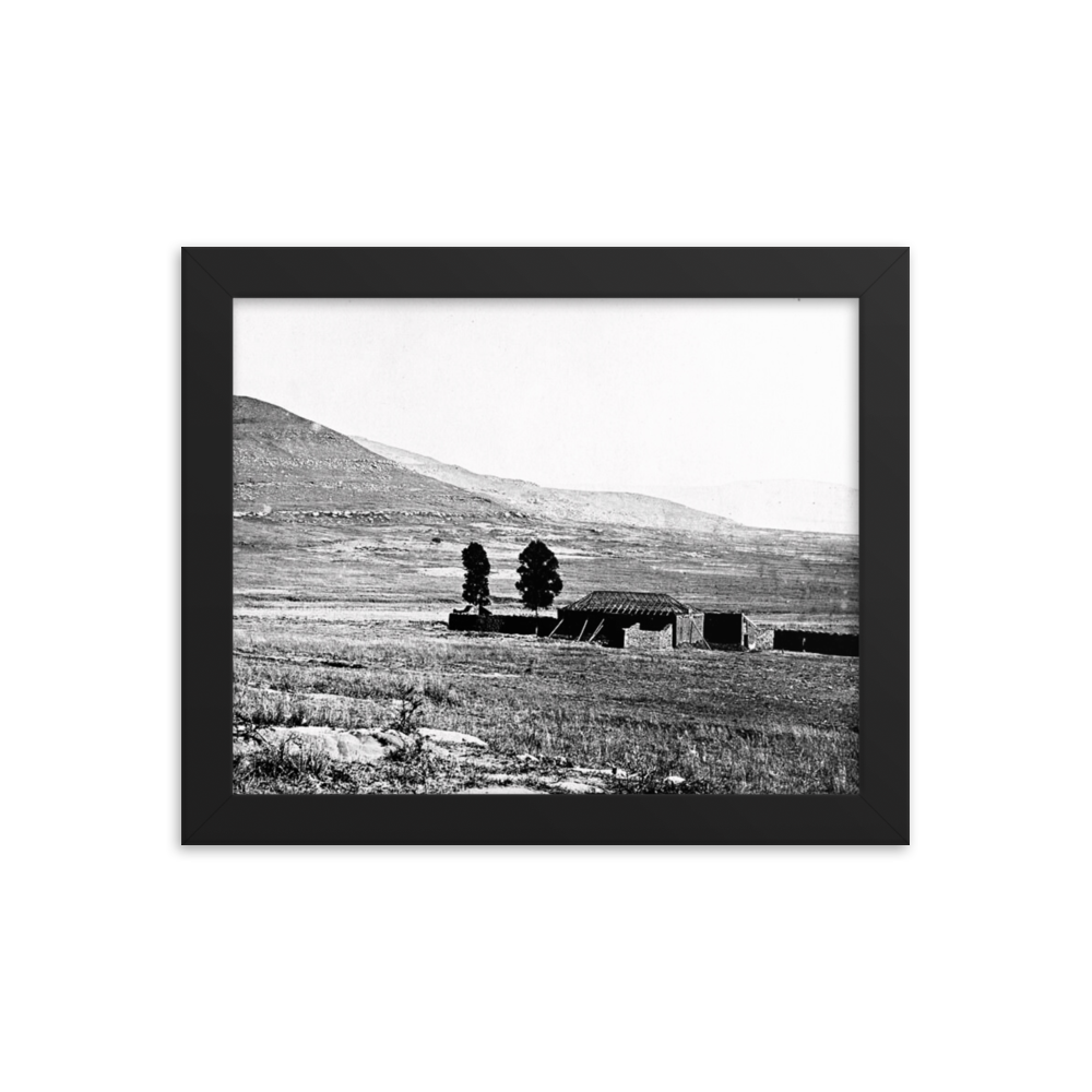 John Chard's Photograph of Rorke's Drift - 1879 (Framed)
