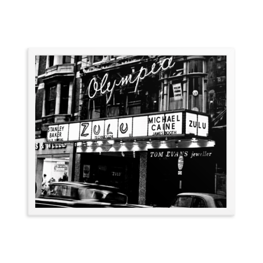 ZULU 1964 Premier at Olympia Theatre, Cardiff (Framed)
