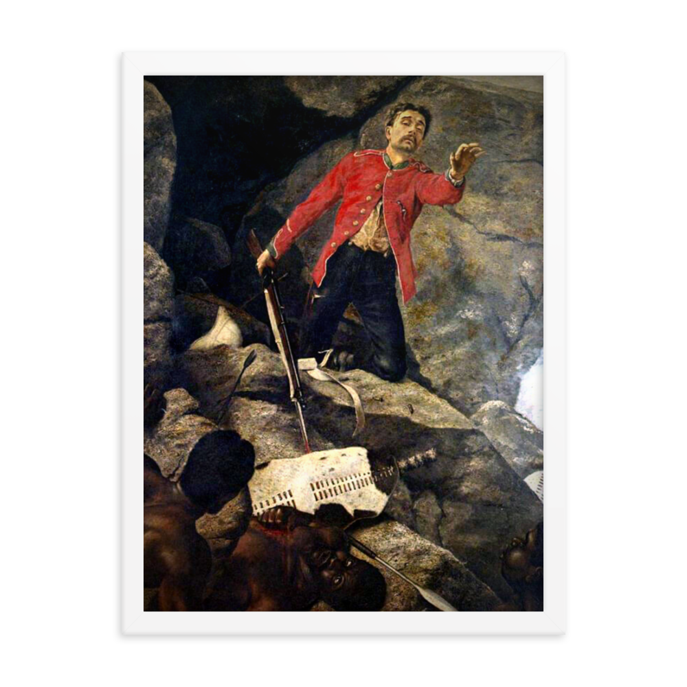 Last Isandlwana Survivor Painting (Framed)