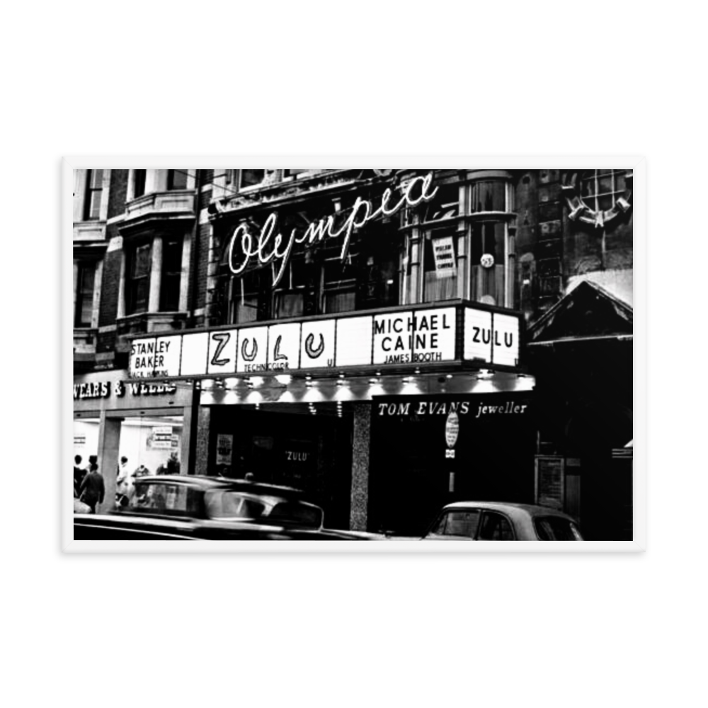 ZULU 1964 Premier at Olympia Theatre, Cardiff (Framed)