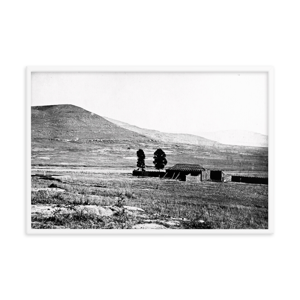 John Chard's Photograph of Rorke's Drift - 1879 (Framed)