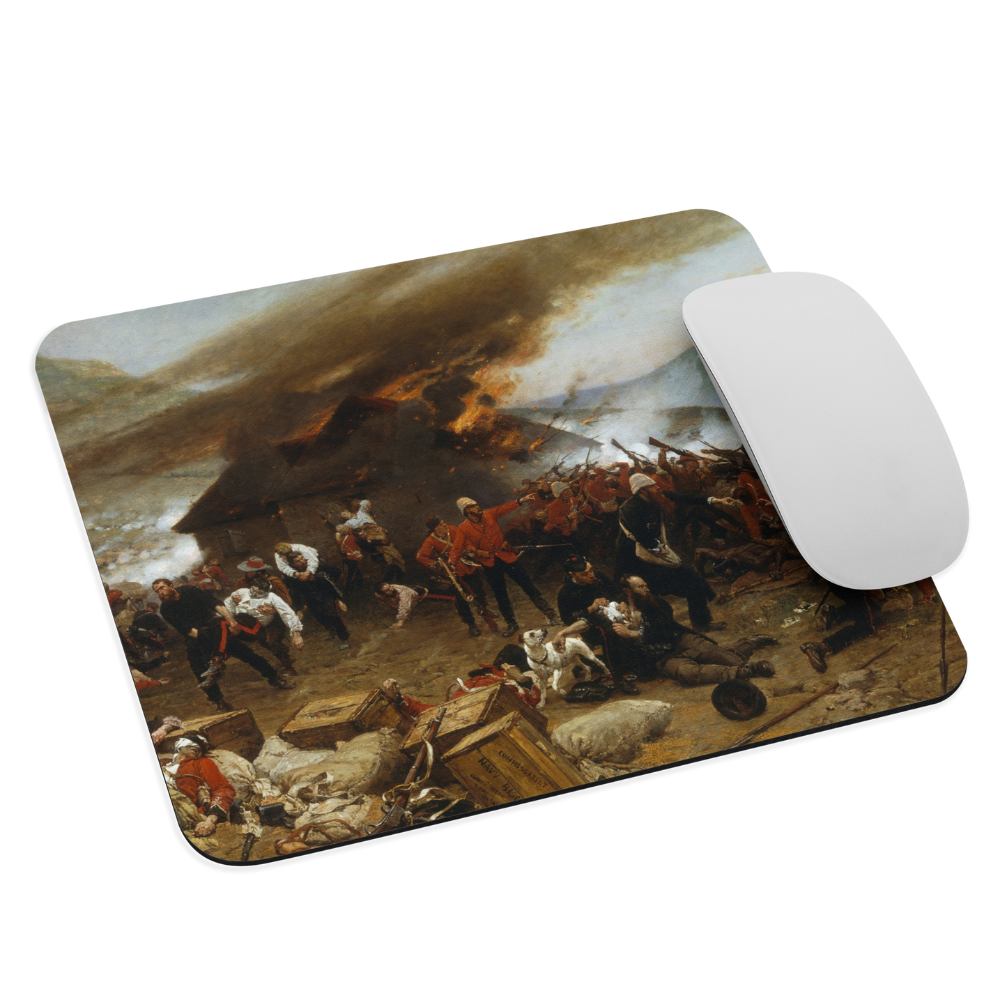 Defence of Rorke's Drift - Alphonse de Neuville (Mouse pad)