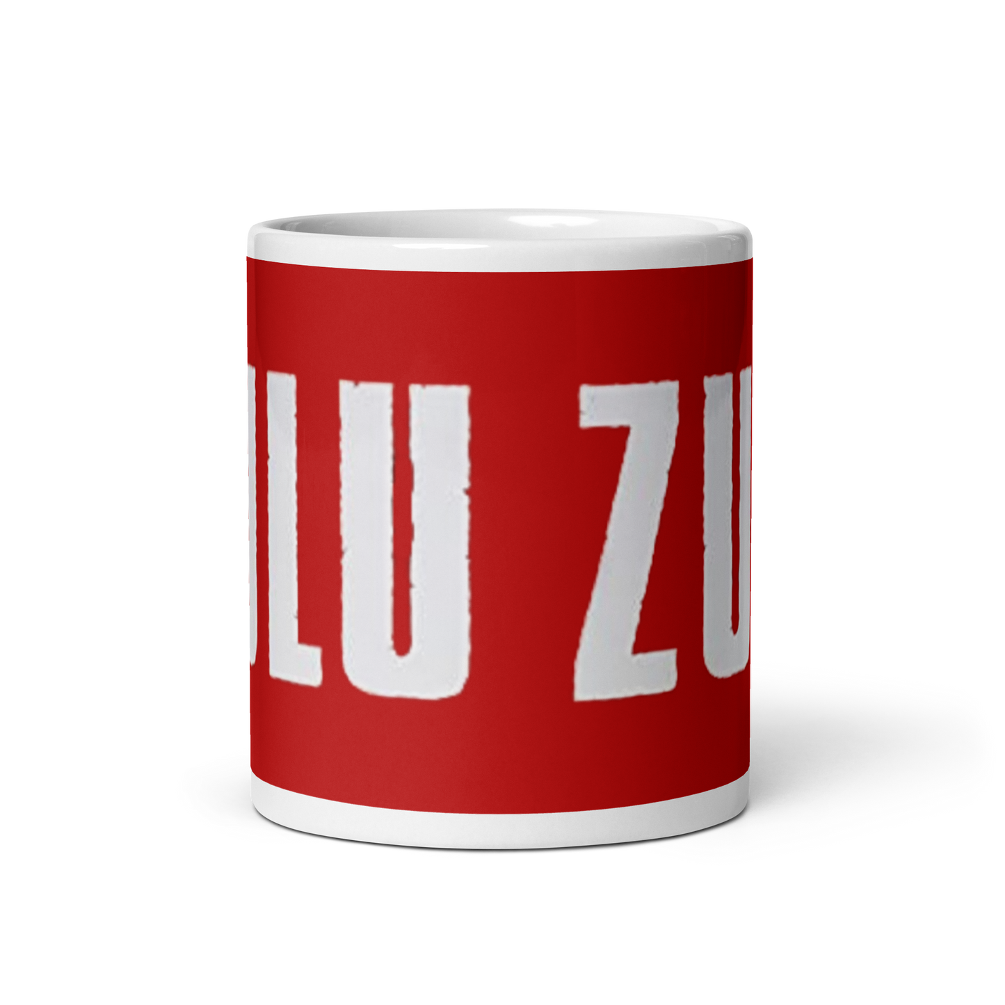 ZULU Red - Full Wrap Around (White mug)