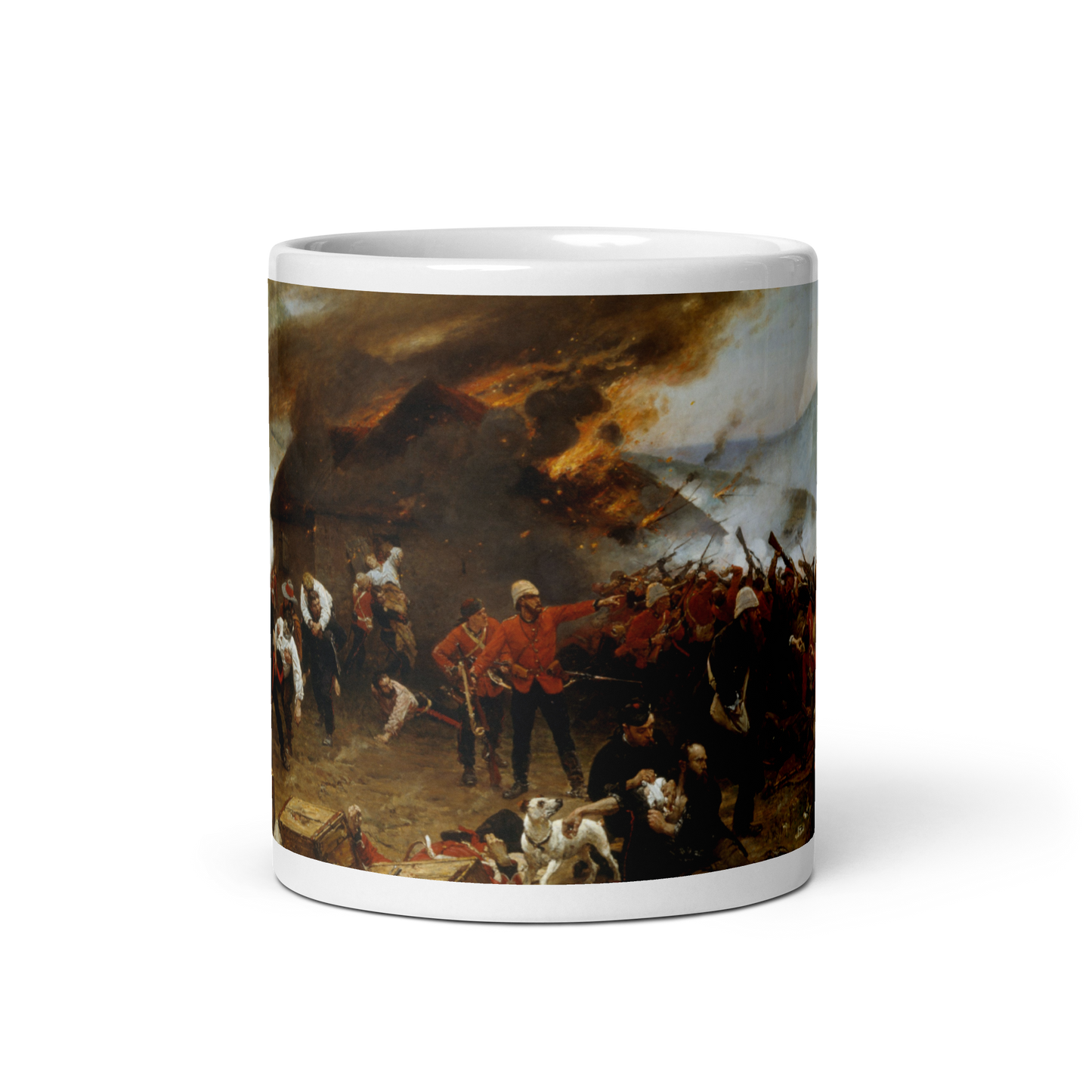 Defence of Rorke's Drift - Alphonse de Neuville (White mug)