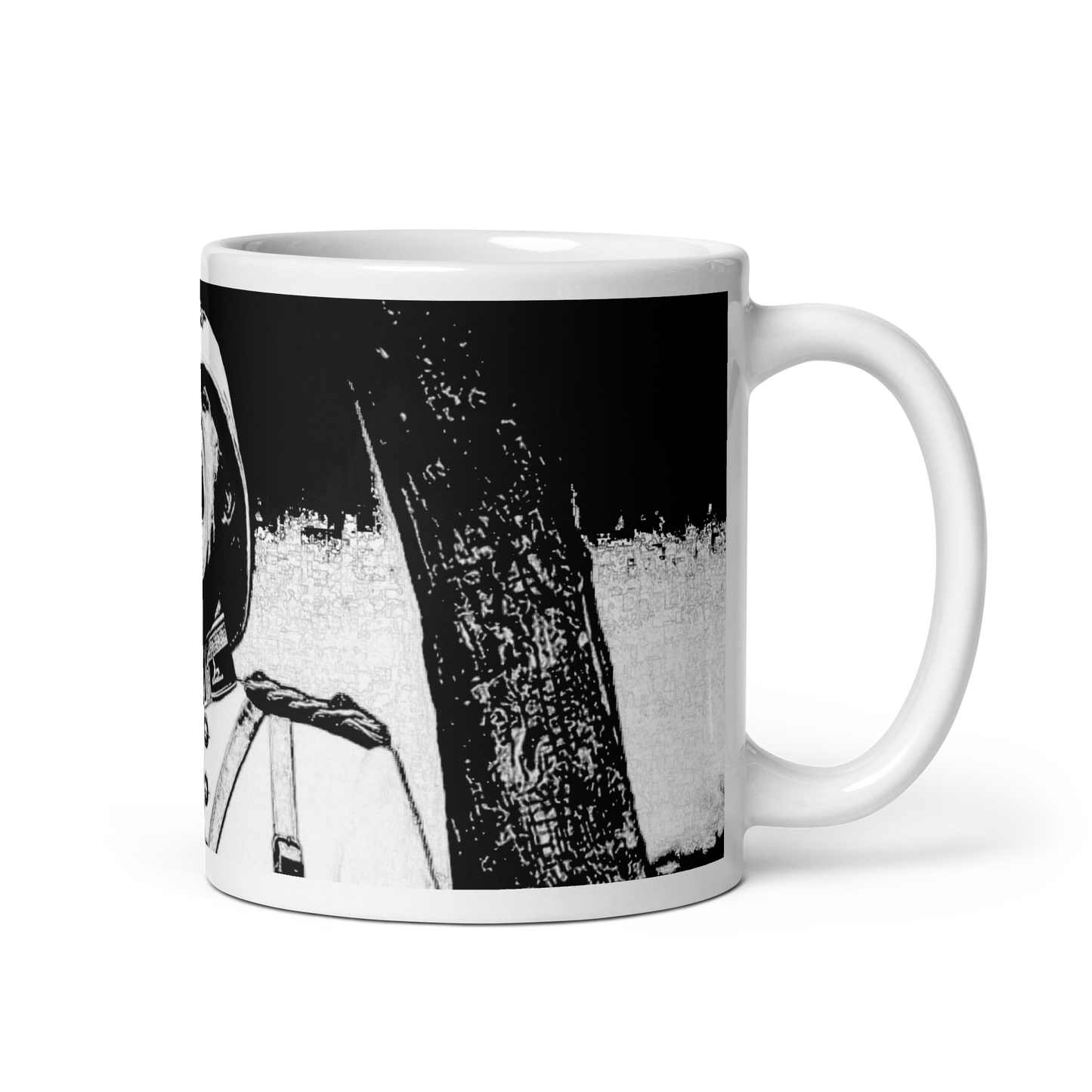 Gonville Bromhead "Fire" Modern Art (White Mug)