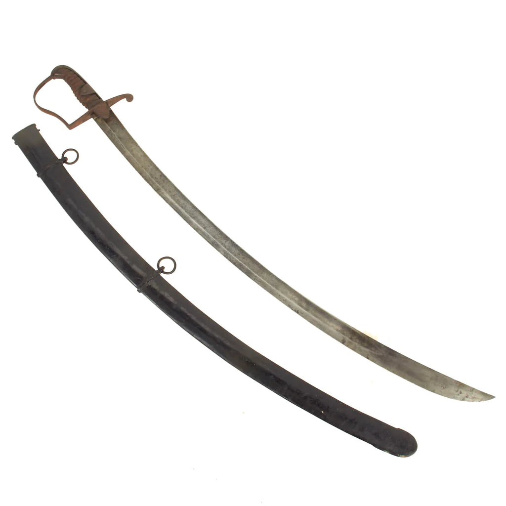 Original British Napoleonic Light Dragoon Saber with Scabbard P-1796