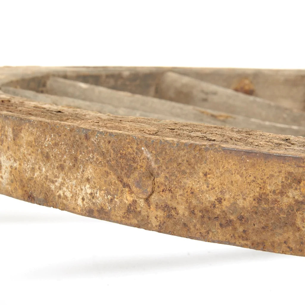 Original British Victorian Era Cannon Wagon Wooden Wheel- 36 Inch Diameter