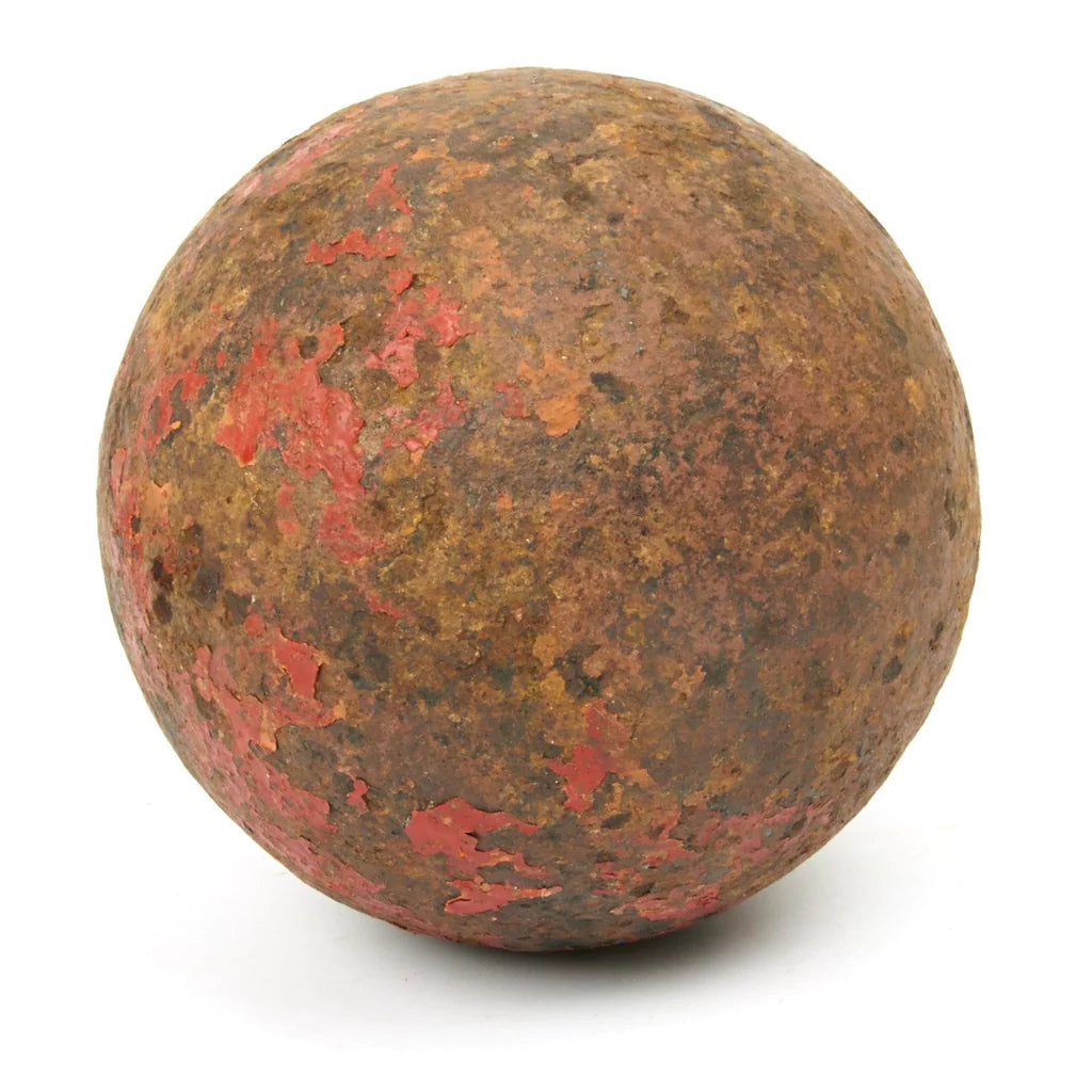 Original British 18th Century 6 Pounder Cannon Ball