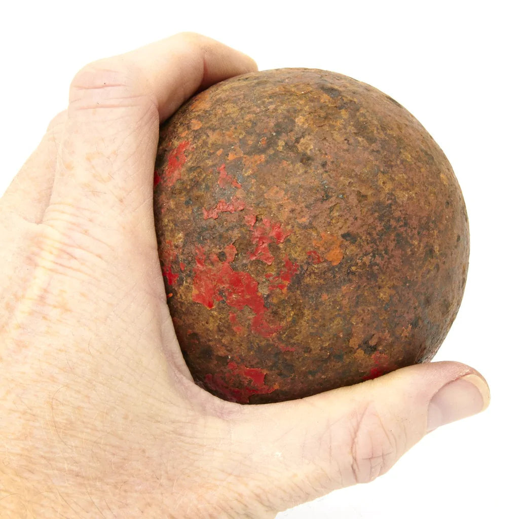 Original British 18th Century 6 Pounder Cannon Ball