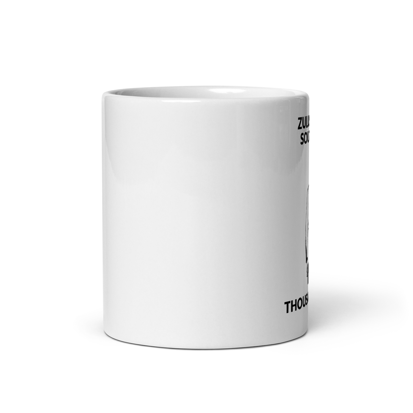 "Zulus To The South-West" (White Mug)