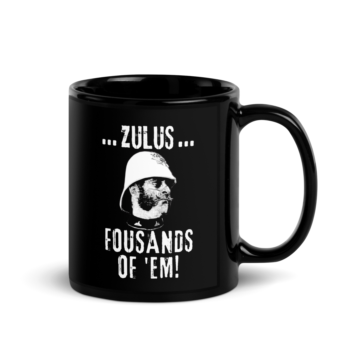 Zulus, Fousands of 'em (Black Mug)