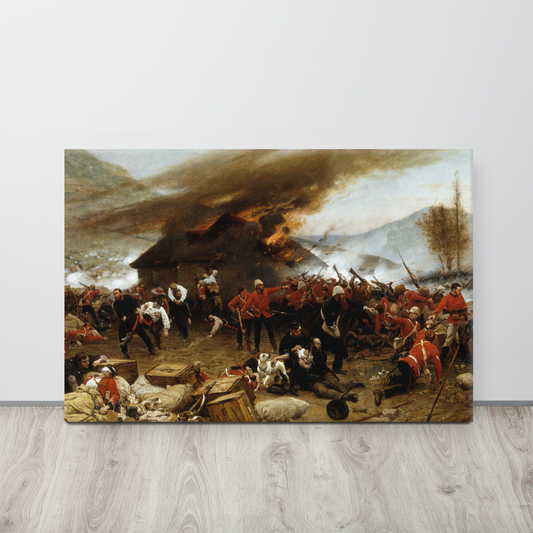 Rorke's Drift | Alphonse de Neuville (Premium Canvas)