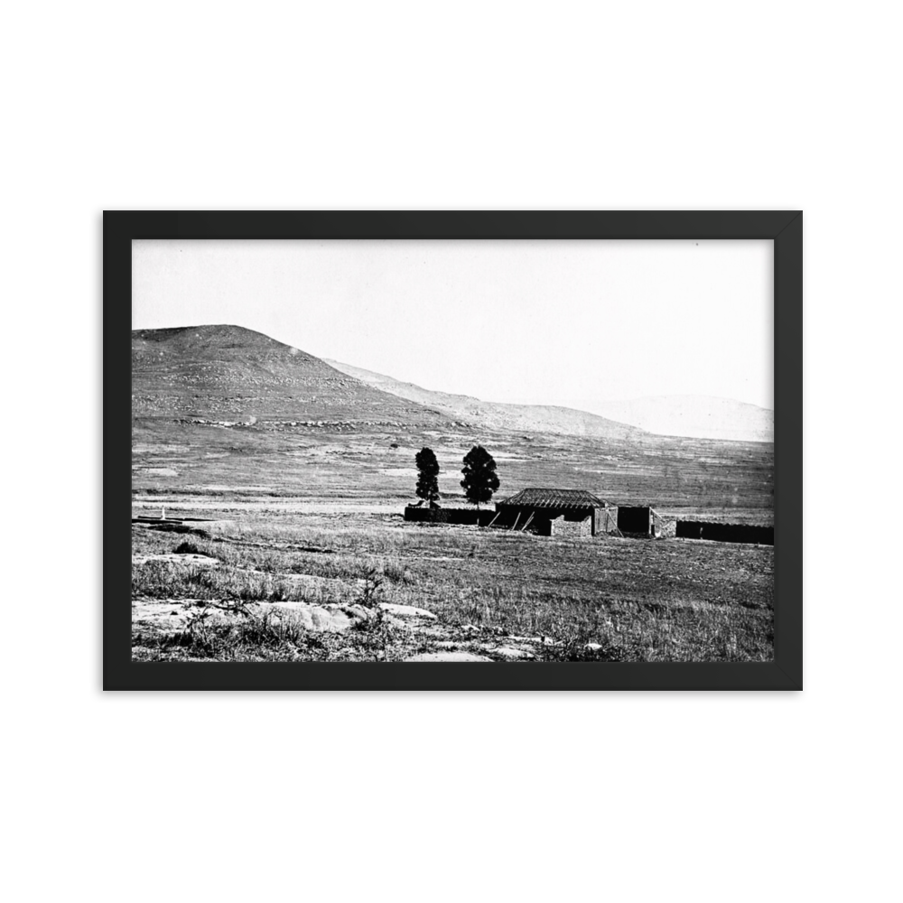 John Chard's Photograph of Rorke's Drift - 1879 (Framed)