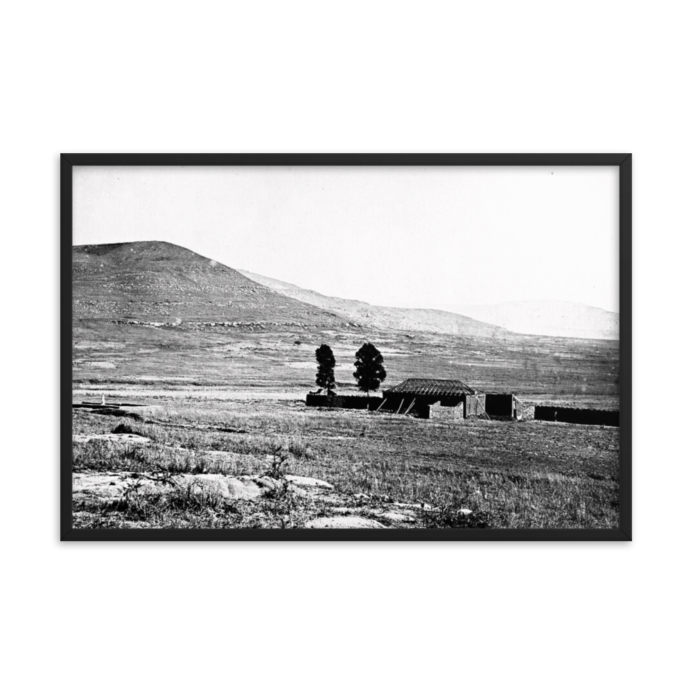 John Chard's Photograph of Rorke's Drift - 1879 (Framed)