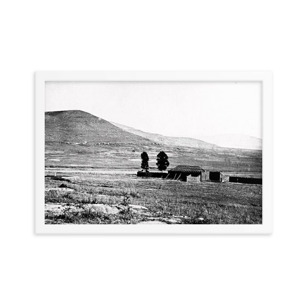 John Chard's Photograph of Rorke's Drift - 1879 (Framed)