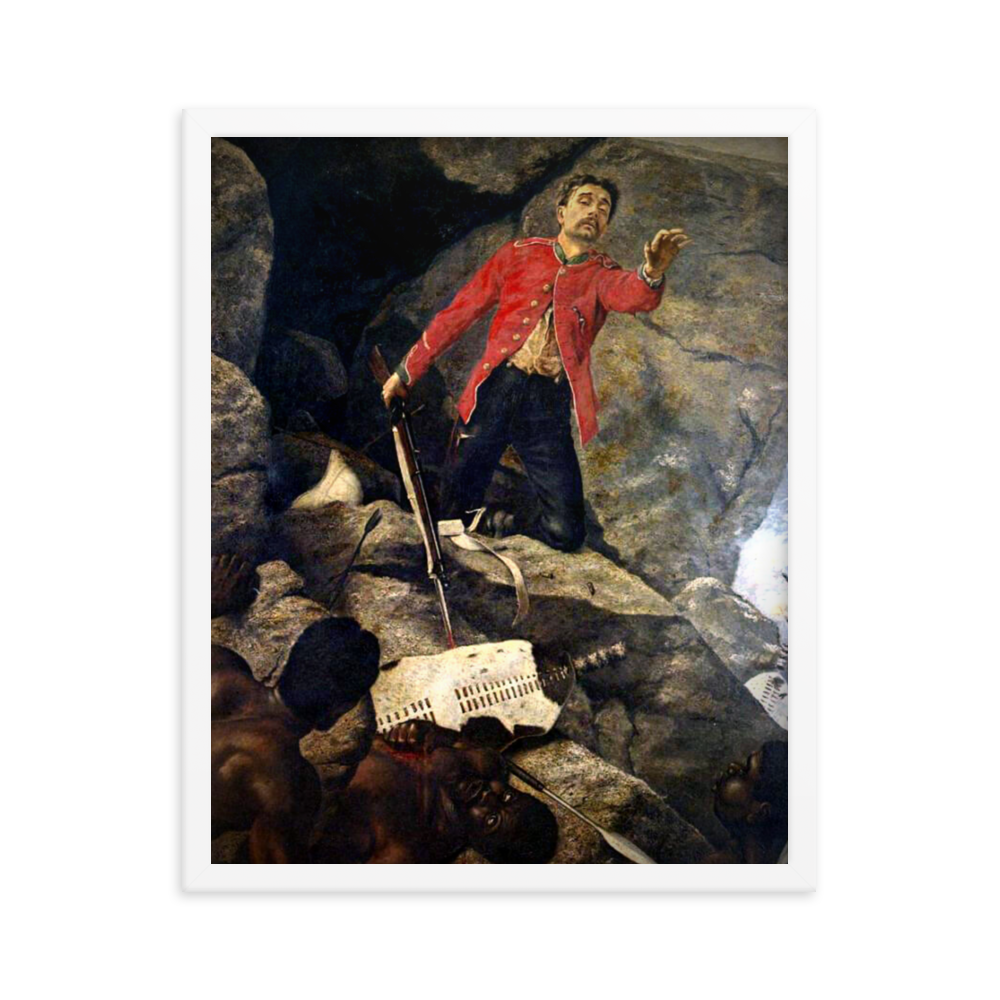 Last Isandlwana Survivor Painting (Framed)