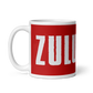 ZULU Red - Full Wrap Around (White mug)