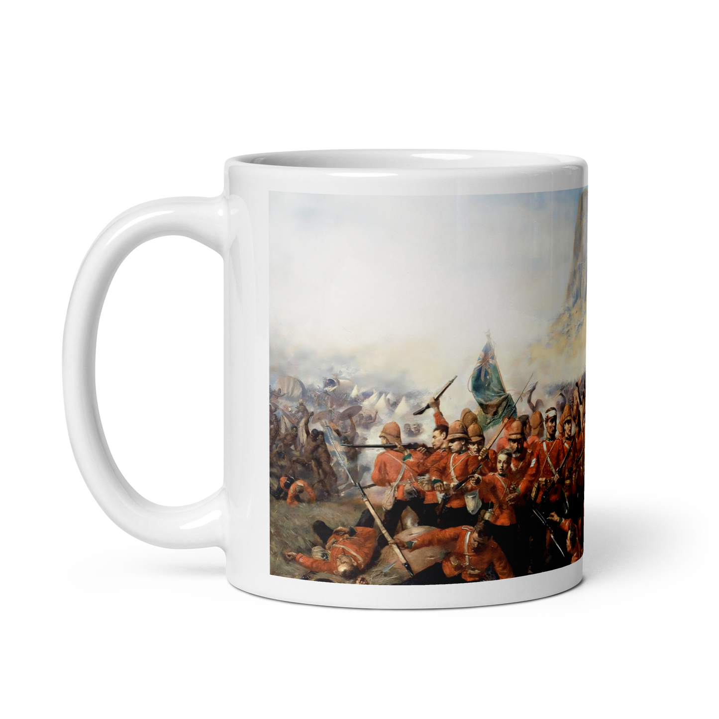 Battle of Isandlwana - Charles Fripp (White Mug)