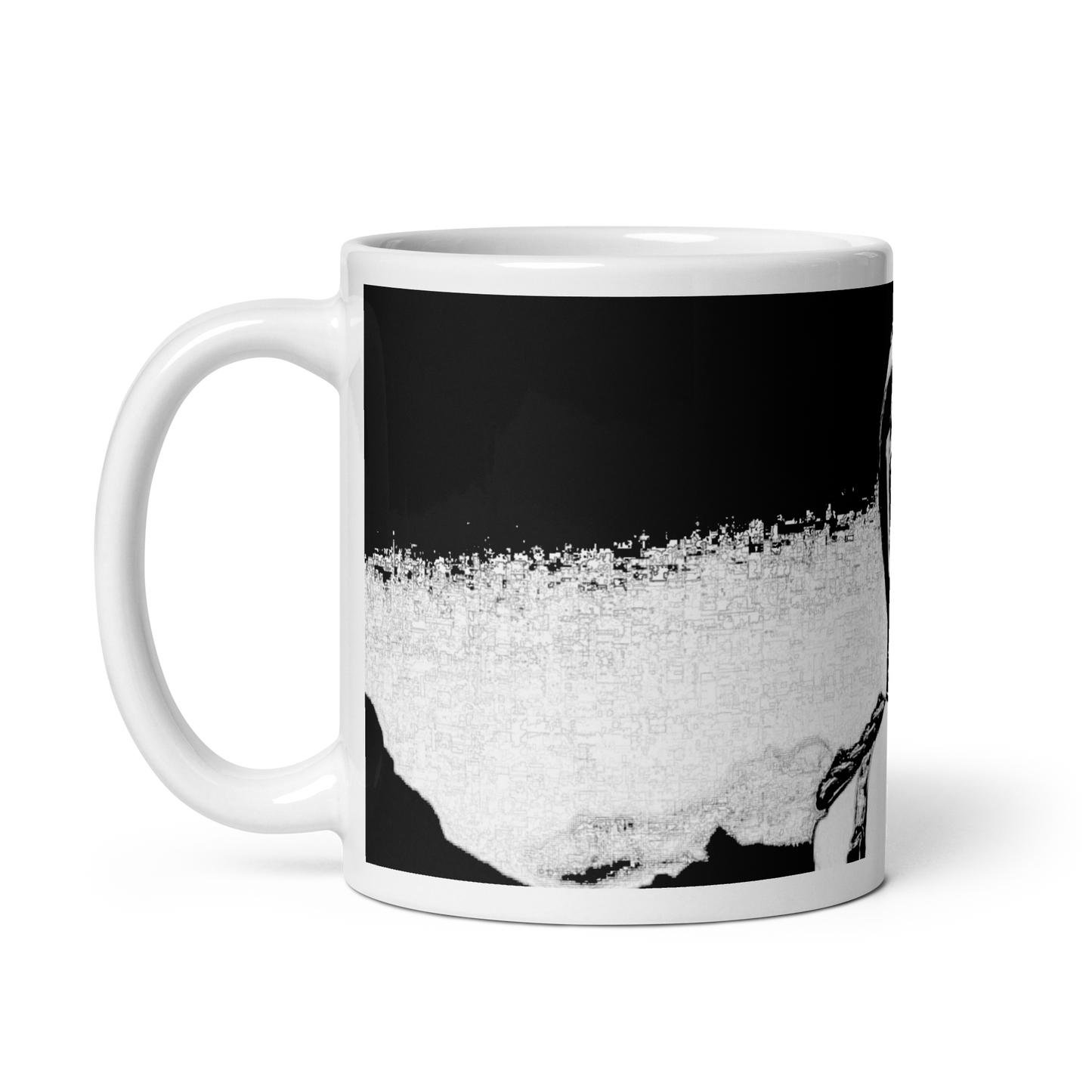 Gonville Bromhead "Fire" Modern Art (White Mug)