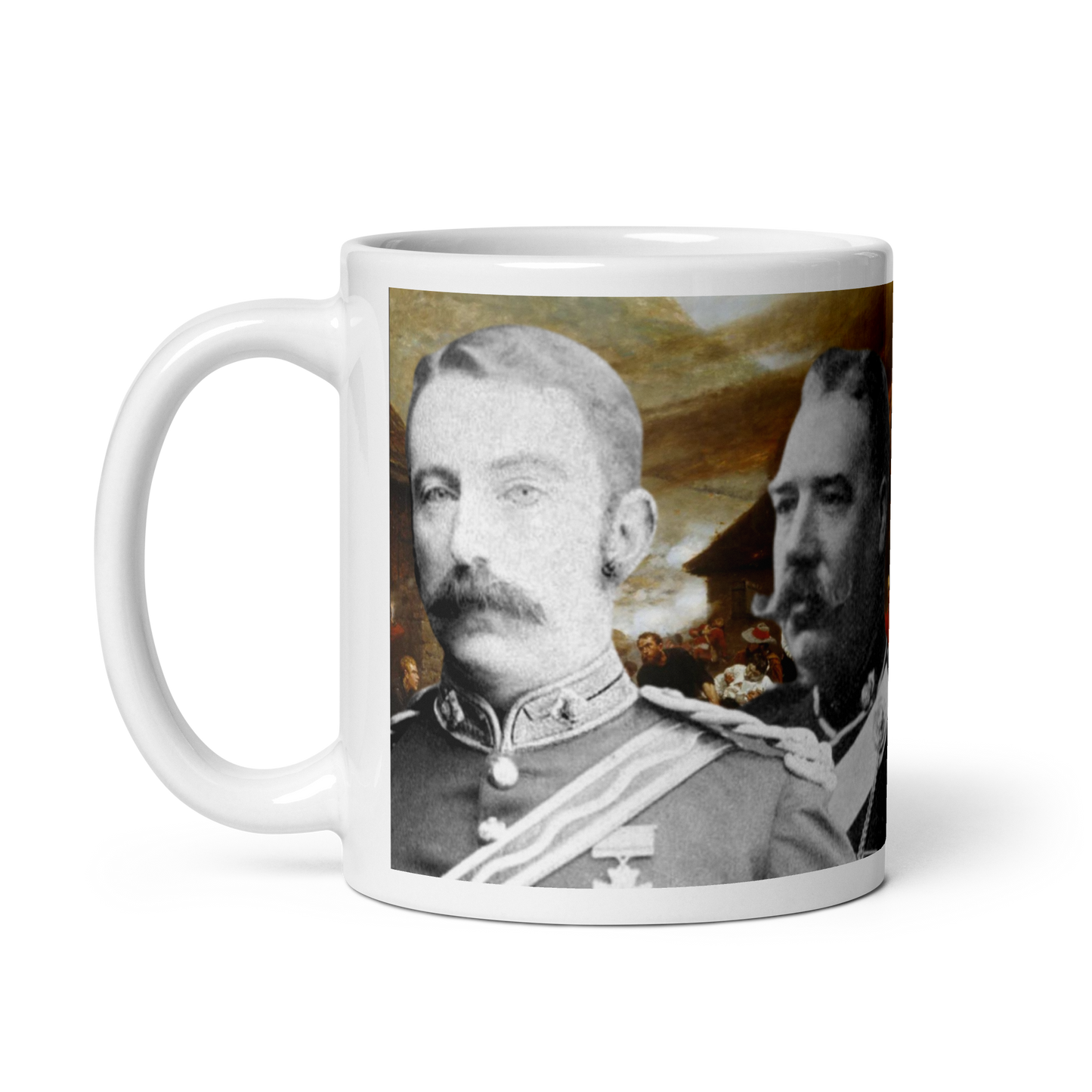 Chard, Bromhead, Hook & Bourne Portrait (White mug)