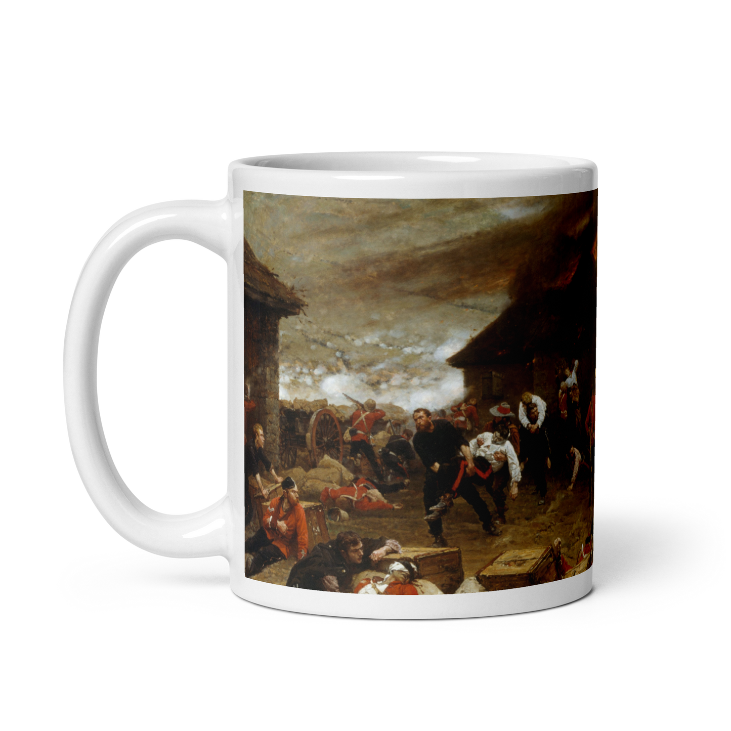 Defence of Rorke's Drift - Alphonse de Neuville (White mug)