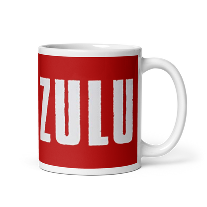 ZULU Red - Full Wrap Around (White mug)