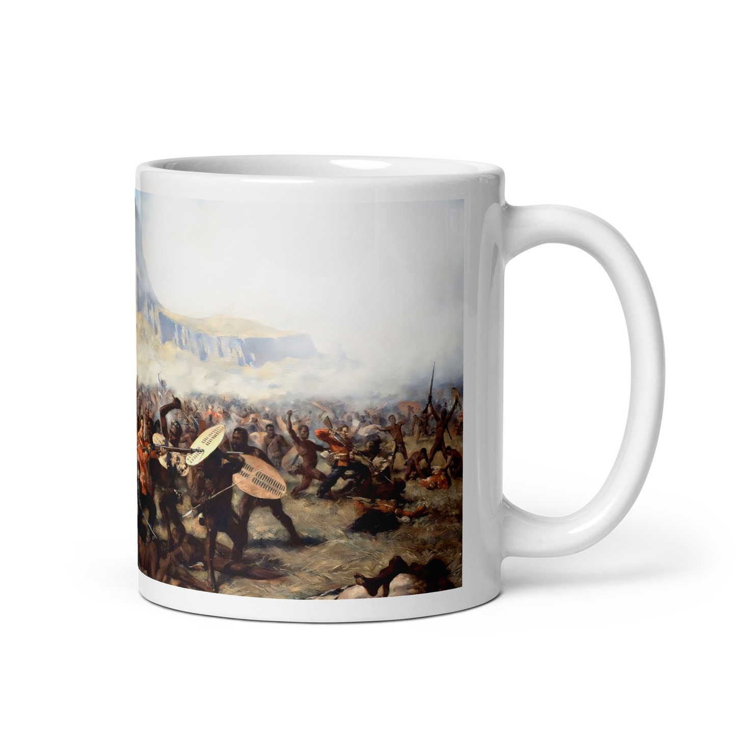 Battle of Isandlwana - Charles Fripp (White Mug)