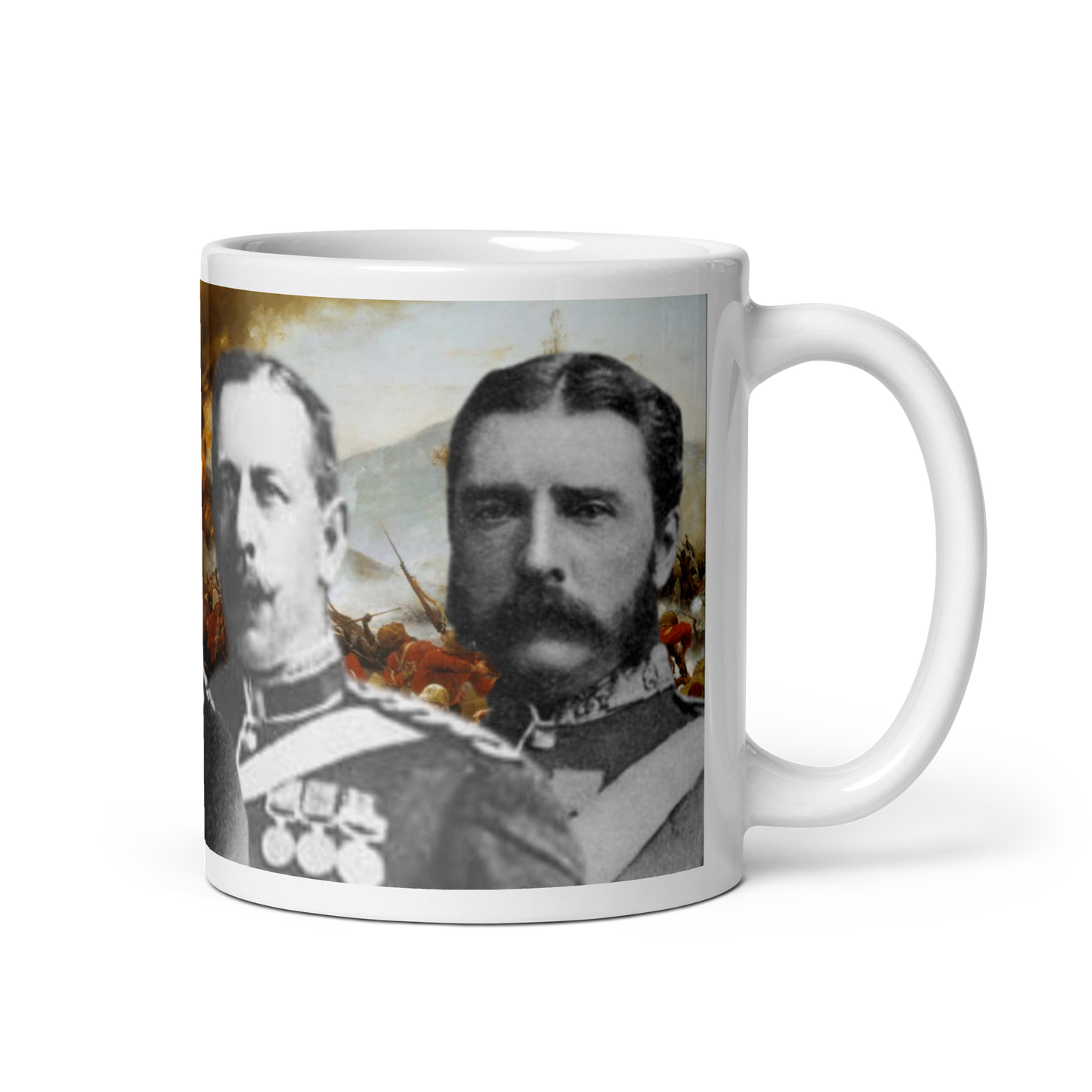 Chard, Bromhead, Hook & Bourne Portrait (White mug)