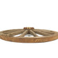 Original British Victorian Era Cannon Wagon Wooden Wheel- 36 Inch Diameter