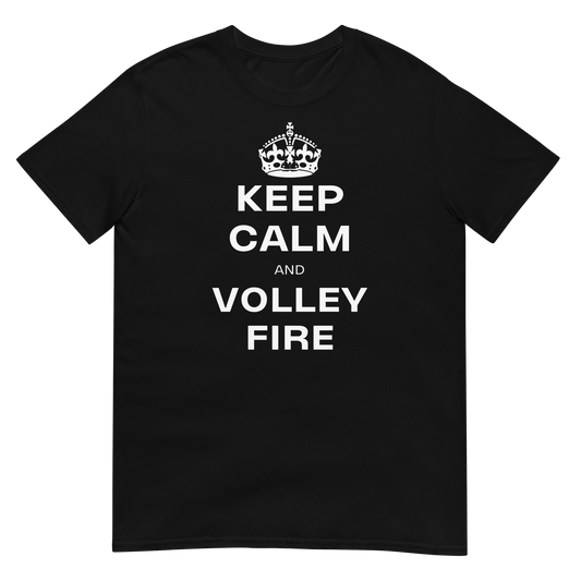 Keep Calm & Volley Fire (t-shirt)
