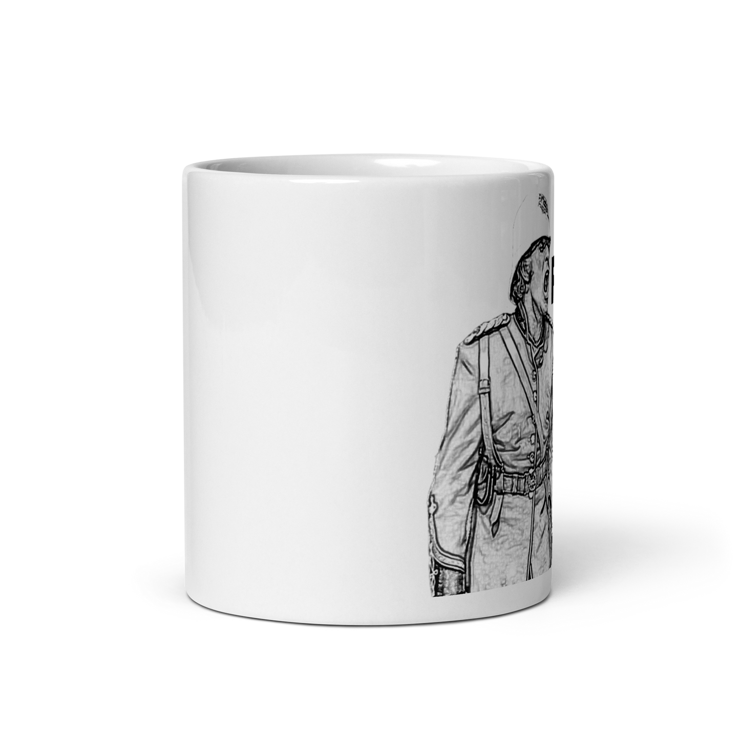 Bromhead 'Fire' - Sketch (White Mug)