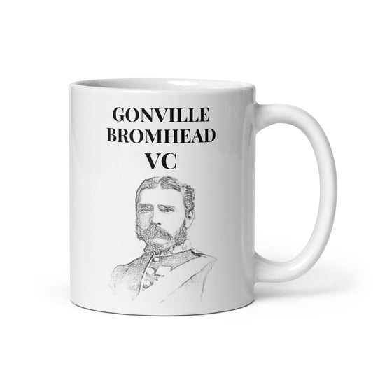 Gonville Bromhead VC - Sketch Portrait (White Mug)