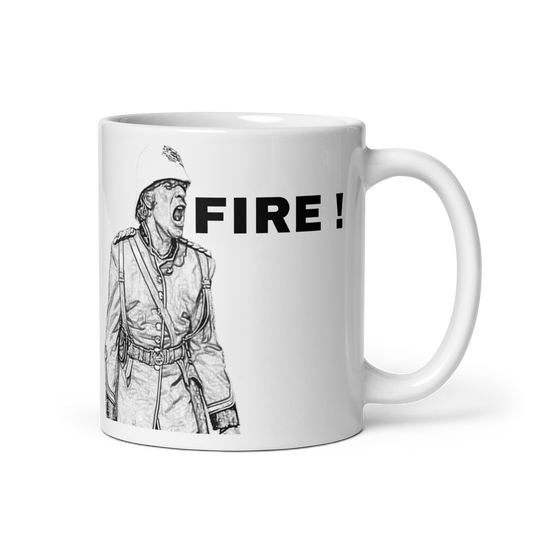 Bromhead 'Fire' - Sketch (White Mug)